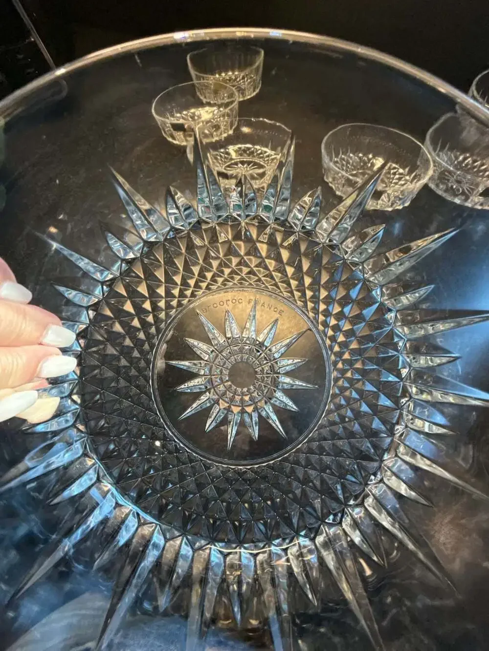 Arcoroc Diamant Fruit and Dessert Set 7 Pieces